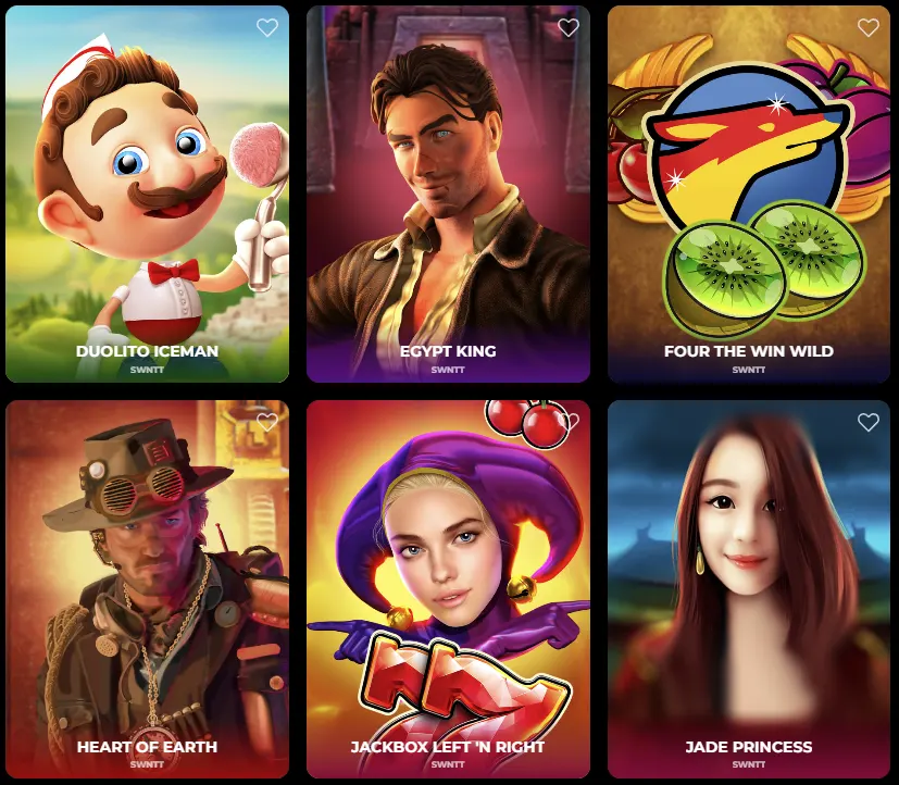Gokkasten beschikbaar bij Nyxbets Casino
